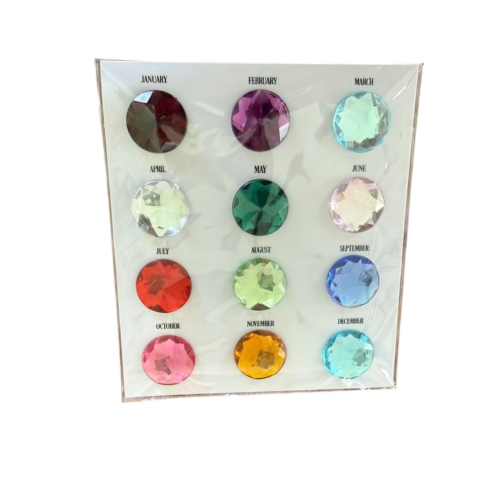 Estee Lauder Leopard Print Cosmetic Bag with Birthstone Stickers - Picture 6 of 6